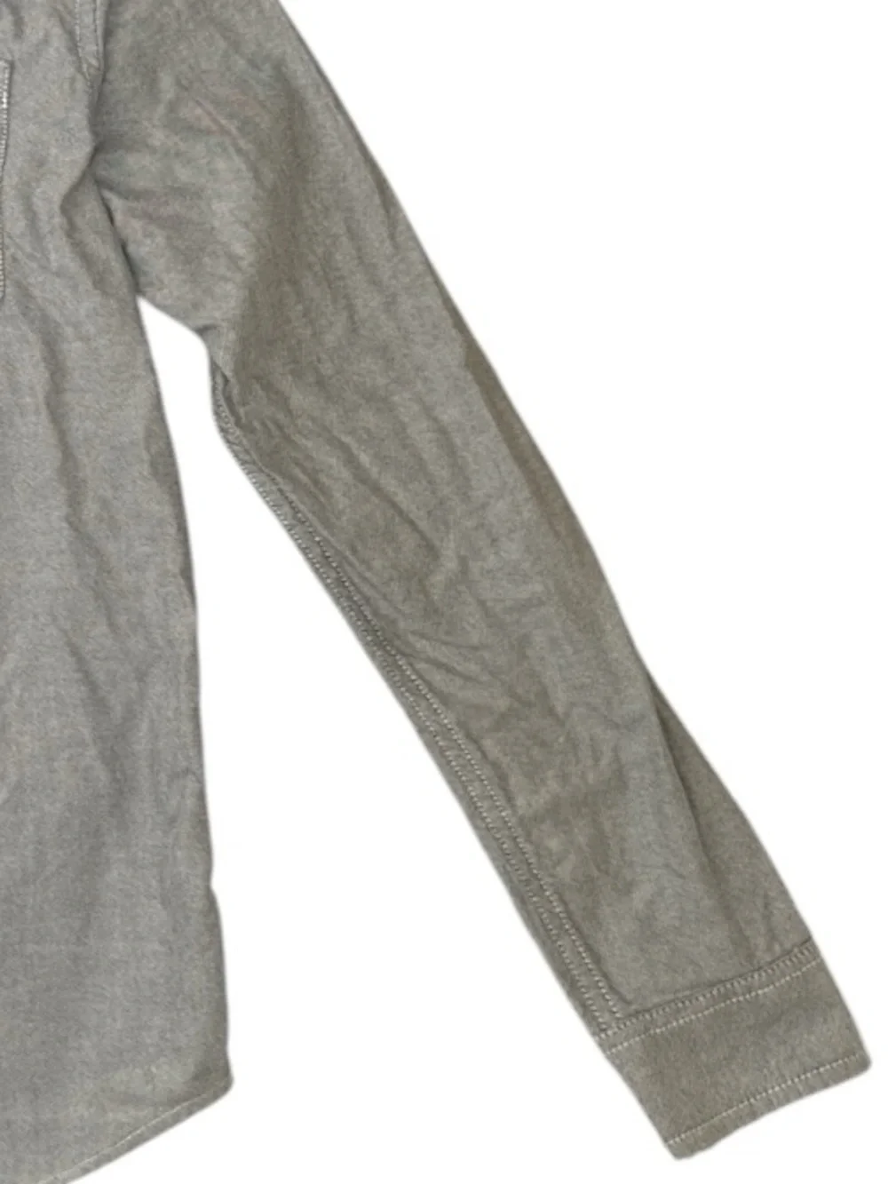 The Children’s Place Boys Gray Oxford Button Down Shirt Size Large 100% Cotton